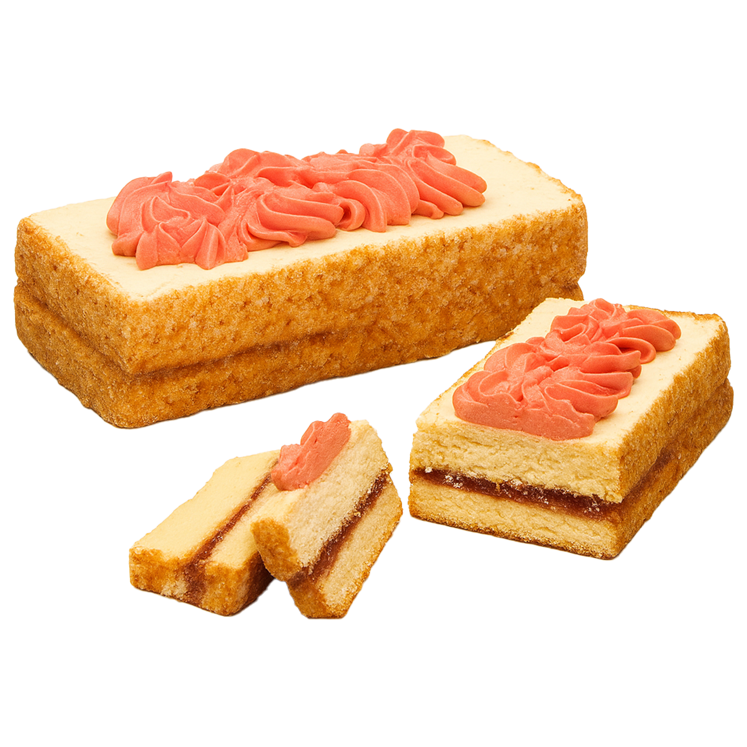 Бисквитный торт с фруктовой начинкой "Хризантема"